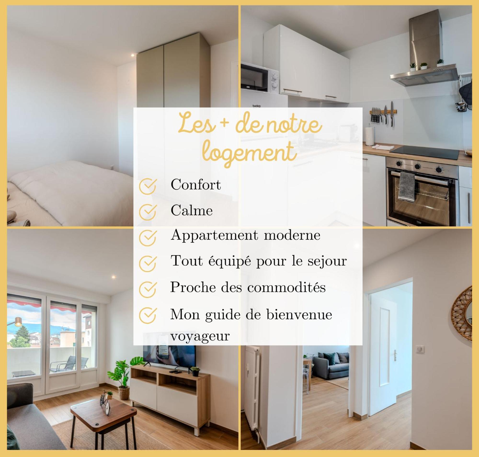 Chez Gwen I T3 I Gaillard Apartment Exterior photo